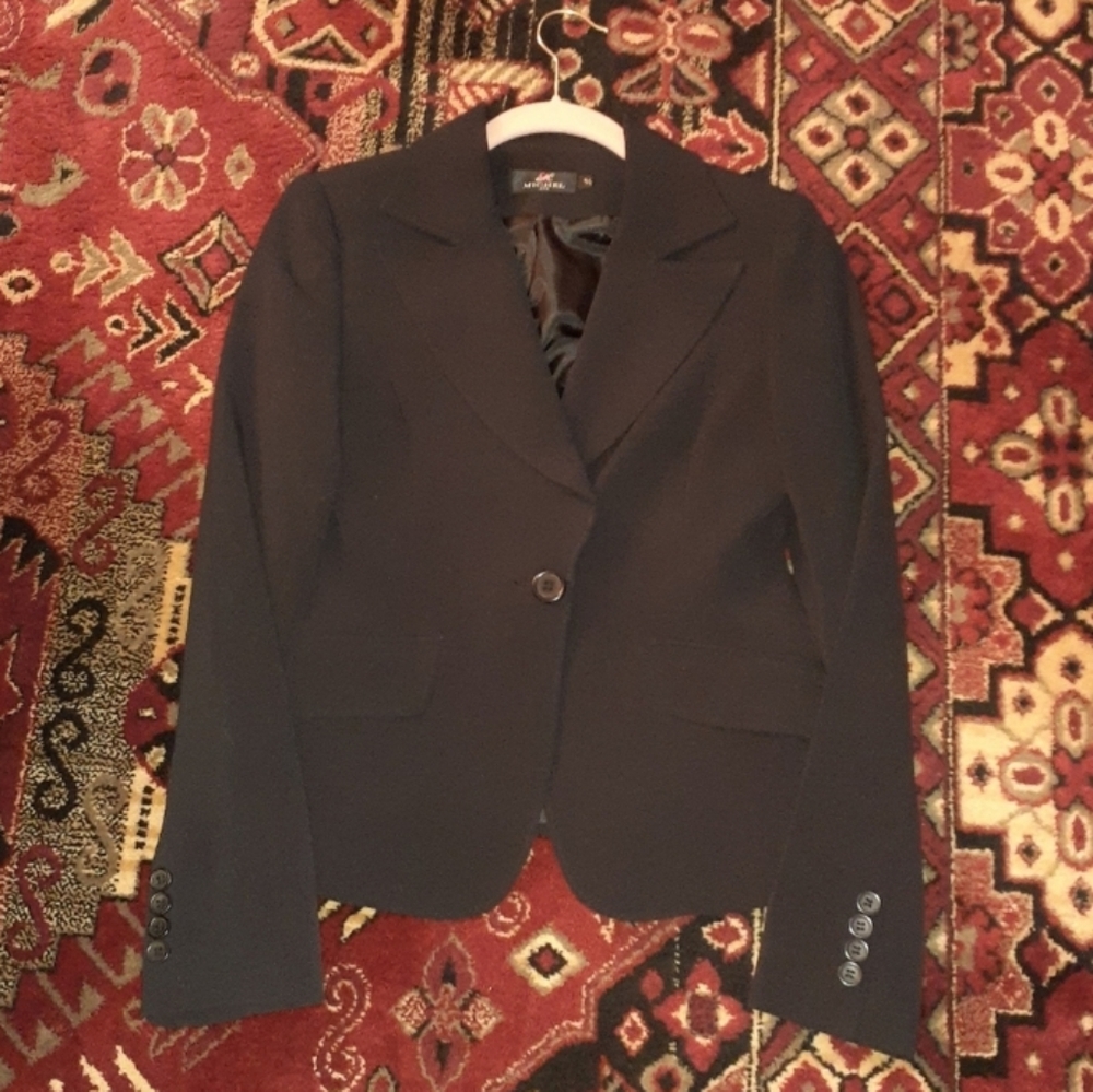 Nwot*Black Single Button Blazer*Fully-Lined*Sz S - image 1